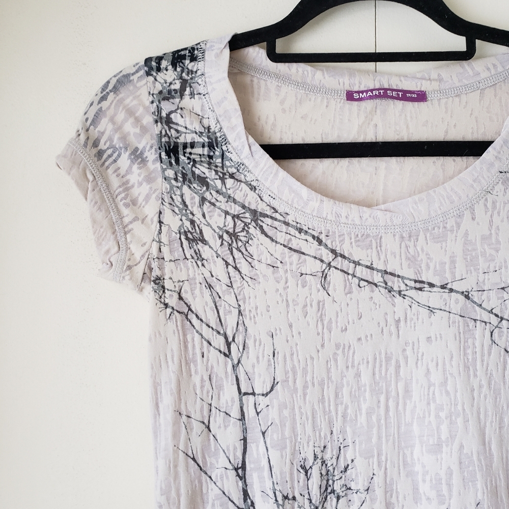 Smart Set Tree Print Tee - Picture 3 of 7